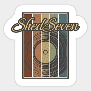 Shed Seven Vynil Silhouette Sticker